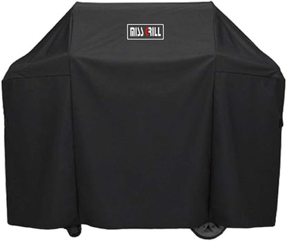 MissGrill 7130 Grill Cover Fits Weber Genesis II 3 Burner Grill and Genesis 300 Series Grills (Compared to 7130),58 x 44.5-Inch Heavy Duty Waterproof & Weather Resistant Outdoor Barbeque Grill Cover