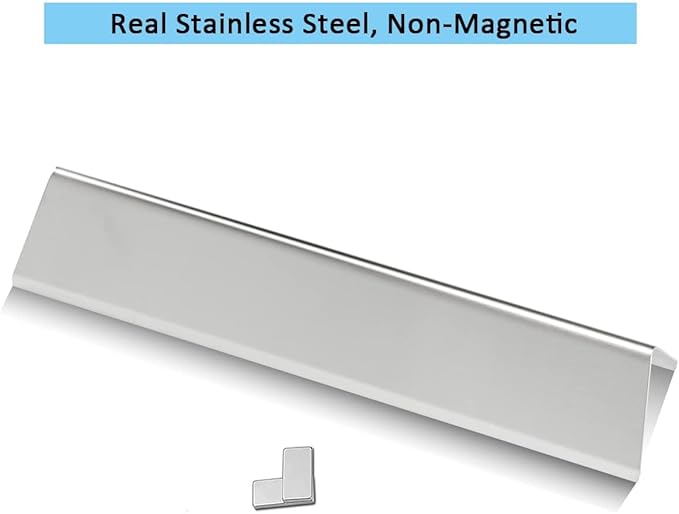 7635 15.3 Inch Flavorizer Bars for Weber Spirit I & II 200 Series Spirit E210 S210 E220 S220 Gas Grill with Front Control Knobs, Stainless Steel Heat Plate Flavor for Spirit 210 Replacement Parts