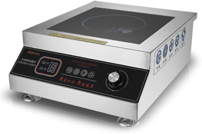 110V 5000W Electric Wok Burner Stove Commercial Induction Cooker Cooktop Household