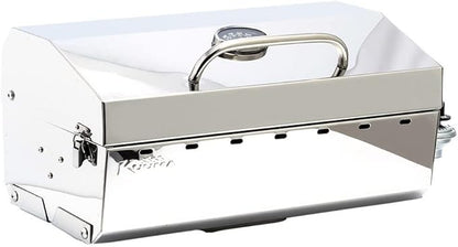 Camco 58131 Stow N' Go 160 Gas Grill with Thermometer and Igniter, White