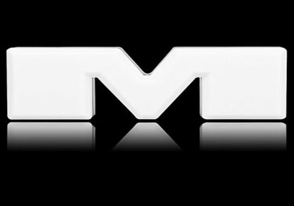 3 Piece Grill Emblem Letter Light Compatible with 2019-2024 RAM 1500 Grill Letter Light Aftermarket Set (White for 19-24)