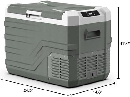 Alpicool Car Refrigerator 12 Volt Refrigerator 37QT. Freezer Electric Cooler, Portable Fridge for Car 12/24V DC 100~240V AC Portable Freezer for Camping RV Camper Truck -4℉-68℉