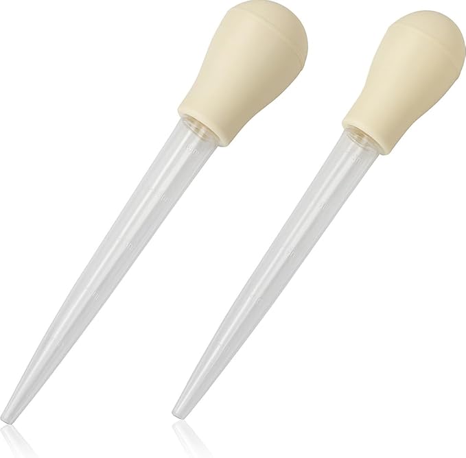 2-Pack Turkey Basters – Heat-Resistant BPA-Free Food-Grade Basting Tools for Cooking Roasts, Butter, Marinades, and Juices