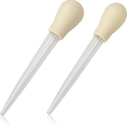 2-Pack Turkey Basters – Heat-Resistant BPA-Free Food-Grade Basting Tools for Cooking Roasts, Butter, Marinades, and Juices