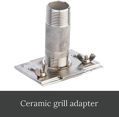 Magnum P.I.G. Cold Smoke Generator with Ceramic Grill Adapter – Heavy-Duty USA-Made Aluminum Body, Includes an Adapter for Ceramic Grills and Smokers – 2.5 hr Burn Time
