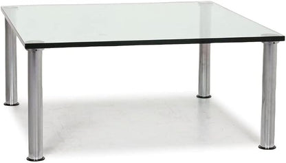 Tempered Glass Table Top 32 Inch Square Flat Polished Edge Clear Surface 1/4 Inch Thick for Home Office or Outdoor Furniture by Fab Glass and Mirror