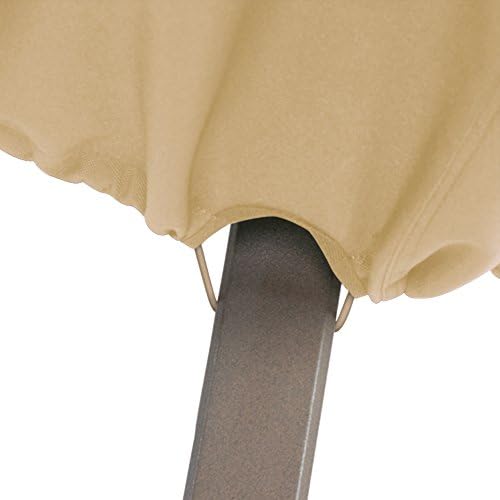 Classic Accessories Terrazzo Water-Resistant 106 Inch Rectangular/Oval Patio Table & Chair Set Cover