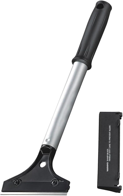 CELOX Grill Scraper, Kitchen Scraper for Cleaning Griddle with Long Handle