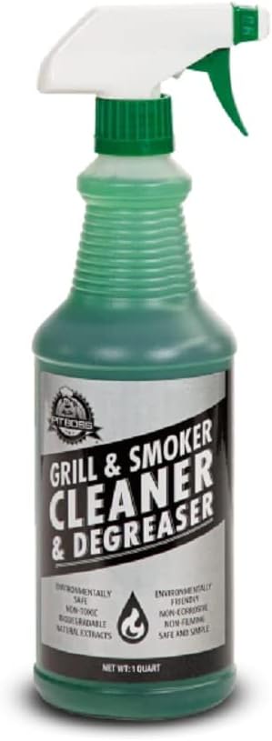 Pit Boss 5-Series Wood Pellet Vertical Smoker Cover, Black & 67290 Smoker Cleaner Grill Tool, Green