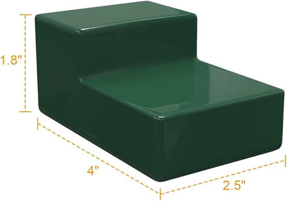 Grill Ceramic Feet Shoes for Big Green Egg, Kamado Joe Classic Big Joe Primo, Dracarys Charcoal Grills - 3 Pack Green