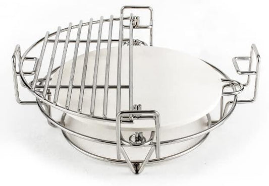 London Sunshine BBQ Smoker Kamado Divide and Conquer for Junior Series