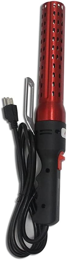 Grill Charcoal Lighter Fire Starter Wood Burning Fireplaces and Fire Pits Electric Chimney Charcoal Starter,BBQ Fire Starter Electric Charcoal Grill Lighter Igniter for Barbeque(Red)