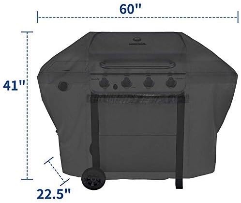 iCOVER 60in Grill Cover, 600D Heavy Duty Waterproof BBQ Grills Covers, UV Resistant & No Fading, for Weber Char Broil Holland Jenn Air Brinkmann Dyna-Glo