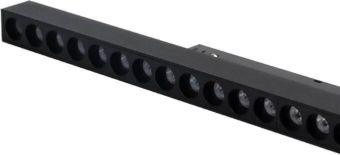 MiBOXER MG2-20N-ZL 10W/20W CCT Magnetic Grille Light Zigbee 3.0+2.4G, Dual White Smart Dimmable 2700-6500K, Snap-in 48V Magnetic Track Linear Rail Light, Compatible with Alexa