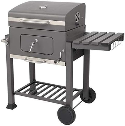 Charcoal Grill is Perfect for Parties, Camping and Outdoor Barbecue Activities Heavy-Duty cast Iron Cooking Surface