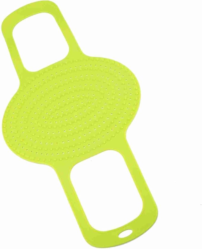Heat Resistant Turkey Lifter, Silicone Roasting Rack Non Stick, Food Grade Silicone Non Stick Turkey Lifter with Anti Scald Feature Turkey Lifter for Roasts (Green)