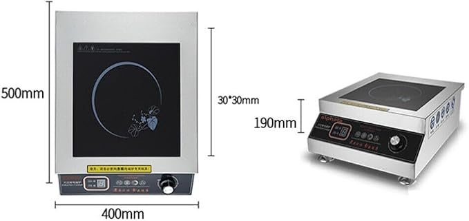 110V 5000W Electric Wok Burner Stove Commercial Induction Cooker Cooktop Household