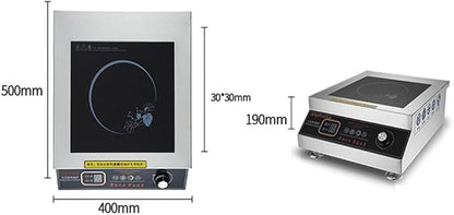 110V 5000W Electric Wok Burner Stove Commercial Induction Cooker Cooktop Household