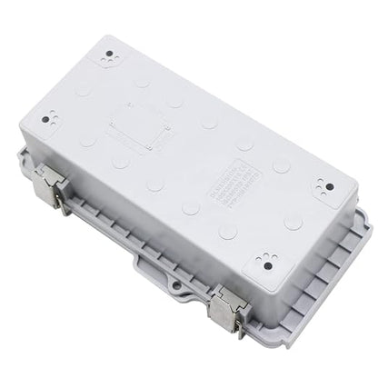 Electrical Waterproof Custom Junction Box, Outdoor Hinged Clear Cover Stainless Steel Buckles, Plastic Enclosure Weatherproof Box IP67 Case 7.9 * 3.9 * 2.8(200×100×70mm)