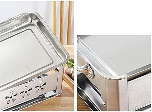 Stainless Steel Grilled Fish Pan BBQ Grill Roaster Home Stove Charcoal