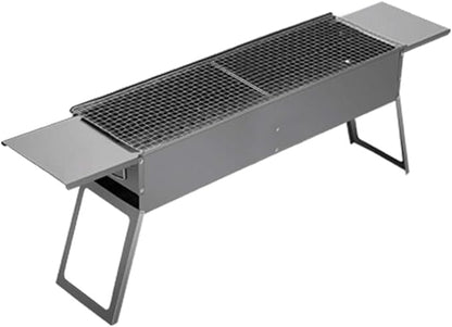 Portable foldable barbecue grill Smoked charcoal grill Outdoor picnic grill Desktop barbecue grill Suitable for 5-10 people barbecue tools