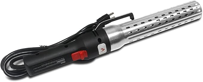 Grill Charcoal Lighter Fire Starter Wood Burning Fireplaces and Fire Pits Electric Chimney Charcoal Starter,BBQ Fire Starter Electric Charcoal Grill Lighter Igniter for Barbeque (Silver)