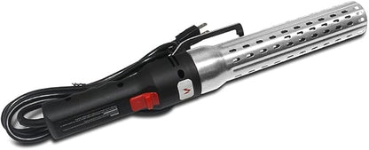 Grill Charcoal Lighter Fire Starter Wood Burning Fireplaces and Fire Pits Electric Chimney Charcoal Starter,BBQ Fire Starter Electric Charcoal Grill Lighter Igniter for Barbeque (Silver)