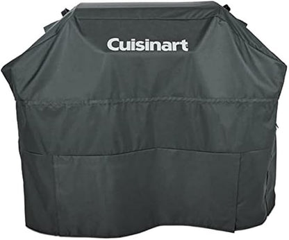 Cuisinart Heavy-Duty 4-5 Burner Gas Grill Cover, Fade, UV and Weather Resistant, Durable and Convenient All Weather Cover with Drawstrings and Buckle Straps