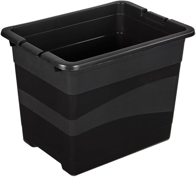 Keeeper Transport Box with Lid, PP, Graphite, 39.5 x 29.5 x 30 cm
