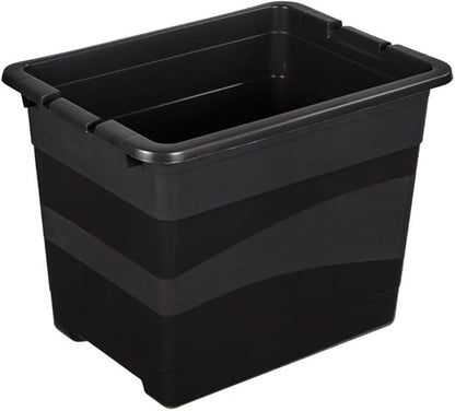 Keeeper Transport Box with Lid, PP, Graphite, 39.5 x 29.5 x 30 cm