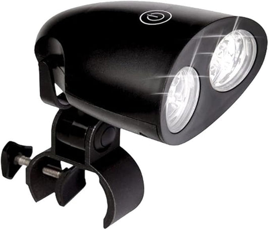 SEIWEI LED Barbecue Grill Light 180 Degree with 10 Super Bright LED Lights BBQ Outdoor Lamp White Lighting Batteries Included for Most Grill Handle for Electric Grill and Camping, Biking, Reading