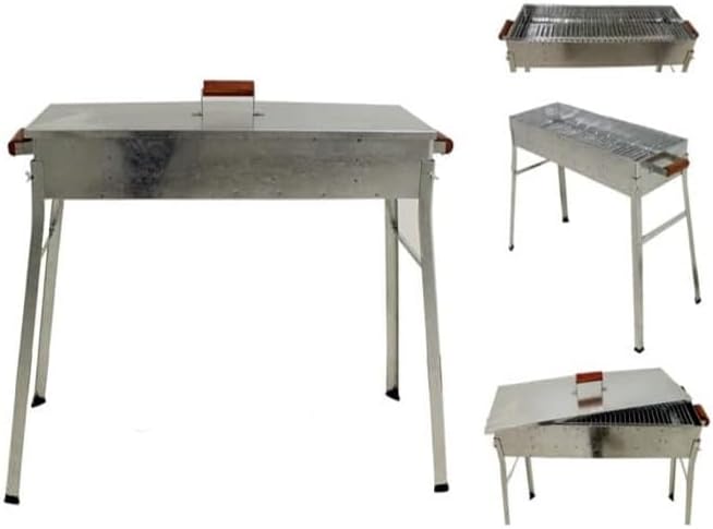 Traditional Persian Middle Eastern Arabic Turkish Galvanized BBQ Charcoal Grill Mexican Style Iranian Mangal Kabob Paz
