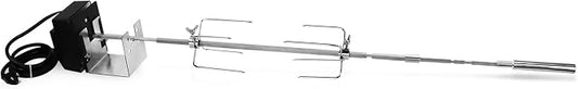 7652 Grill Rotisserie Kit for Genesis II/Genesis II LX 200/300 Series,7652 Stainless Steel Rotisserie Suitable for All Kinds of Meat,for Family Picnic,Camping