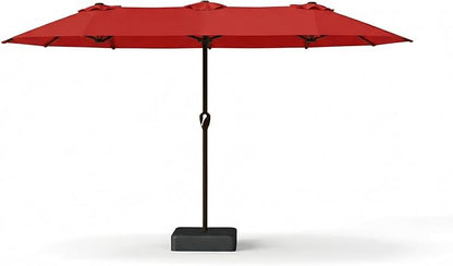 15FT Large Patio Umbrella with Base Included