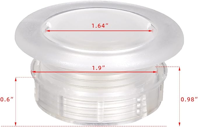 SUQ I OME Parasol Umbrella Hole Ring Plug and Cap Set, for Parasol Umbrella Table Hole Cover Insert