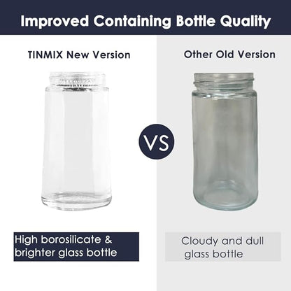 Oil Dispenser with Brush - 2 Pack Glass Olive Oil Dispenser, 2 IN 1 180ml Oil Dispensing Bottle with Basting Brush for Cooking Frying Baking Kitchen, T-OB21S, White+Grey