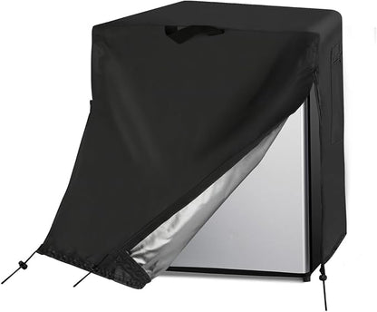 Mini Refrigerator Cover for Most 2.5/2.7 Cu Ft Compact Beverage Fridge | 19x19x27,Waterproof Dustproof Heavy Duty Oxford Fabric,for Most 2.5- 2.7 Cubic Feet Small Wine Freezer for Outside