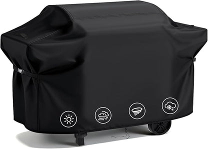 Grill Covers 76 inch for Nexgrill Oakford 1150 Pro Grill Model 810-0072 Cover, Waterproof Outdoor Barbecue Covers for Weber Gas Grill and More (Cover Only) - 76" L×26" W×47" H