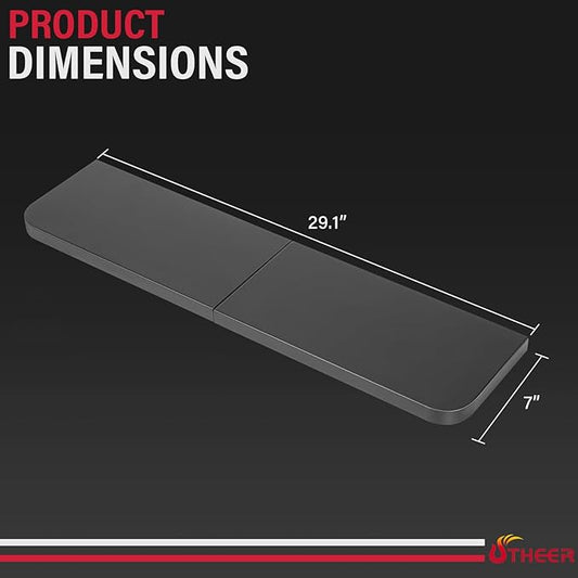 29 X 7 Folding Front Shelf for Blackstone 28 inch griddle 1883 2415 2311 2269, Easy-Check Fit Accessory for Outdoor Cooking or Use