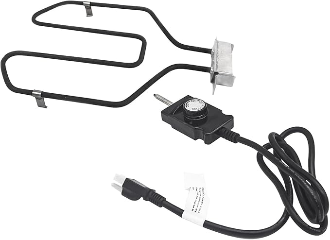 Unifit 120V AC 15A Electric Smoker/Grill Analog Adjustable Temperature Controller Heating Element Replacement Kits up to 1650 Watts (1 Set)