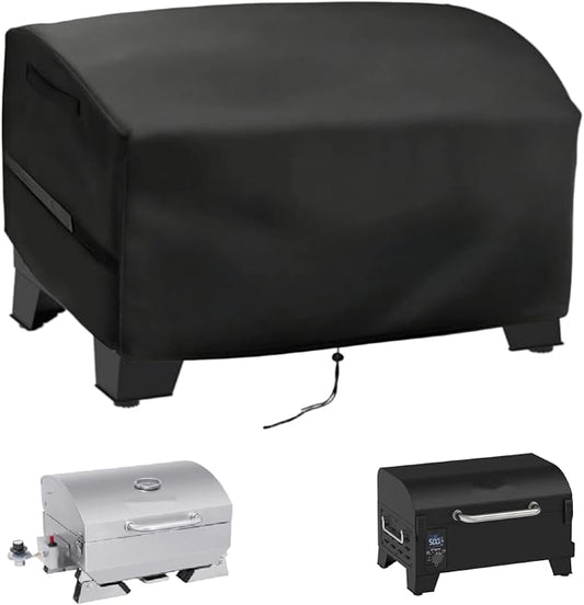 Mini Tabletop Grill Cover for Pit Boss PB150PPG for Royal Gourmet GT1001 | 25x19x14,Waterproof Dustproof Heavy Duty Oxford Fabric,for PitBoss PB150PPG Table Top Wood Pellet Grill for Gourmet GT1001
