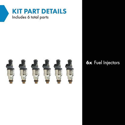 TRQ Fuel Injector Set | For 1985-2001 Ford Lincoln Mazda Mercury Merkur Old Pontiac
