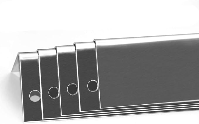 Hongso 13-Pcs Stainless Steel Flavorizer Bars and Burner Tube Kit Replacement for Weber Genesis I - IV, Genesis 1000-5000, Genesis Platinum I & II, with Side Control Panel, 5 pcs 23-3/8" 8 pcs 15-7/8"