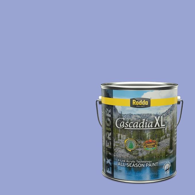 Rodda Paint CASCADIA XL Exterior Satin Paint & Primer in One, 1-Gallon, Mood Mode