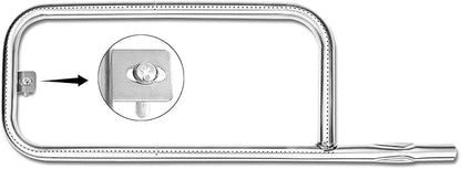 41862 Grill Burner for Weber Q200, Q220, Q2000 Q2200, 396000, 396001, 396002, 566002, 53060001, 304 Stainless Steel 20.5 Inches Grill Burner Tube Pipe Kit Replacement for Weber 69956/60041