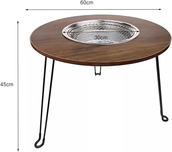 Camping Grill Outdoor Barbecue Stove Household Portable Folding Barbecue Table Surrounded by A Stove Barbecue Charcoal Grill