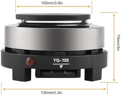 Nikou Portable Mini Stove, 500W Small Electric Hot Plate, Hot Burner Cooktop