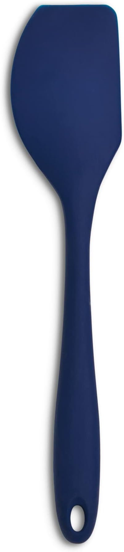Mrs. Anderson’s Baking Silicone Scraper Spatula, Flexible And Nonstick, One-Piece Design, Navy Blue, For Mixing, Folding, Scraping, Baking, And Cooking