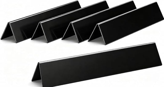 QuliMetal 17.5" Porcelain Enameled Flavorizer Bars for Weber Genesis 300 Series– Compatible with Genesis E310, E320, E330, S310, S320, S330 (Front Control Knobs), Replacement for Weber 7620, 7621
