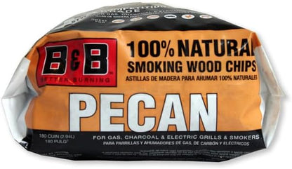 B&B Charcoal Wood CHIP Pecan 180 CUIN